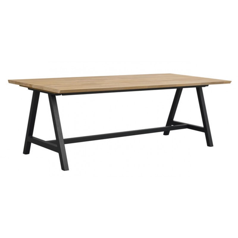 RO Carradale Extending Dining Table A 220x100 Oak/Black